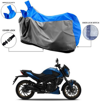 ANTHUB Waterproof Two Wheeler Cover for Bajaj(Dominar, Blue, Grey)