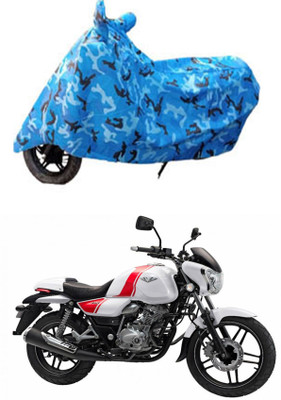 RONISH Two Wheeler Cover for Bajaj(V15, Blue)