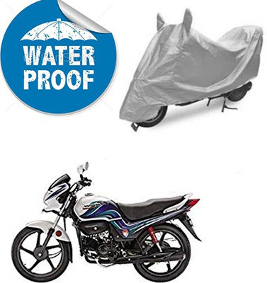 RPSENTTERPR Waterproof Two Wheeler Cover for Hero(Passion Pro TR, Silver)