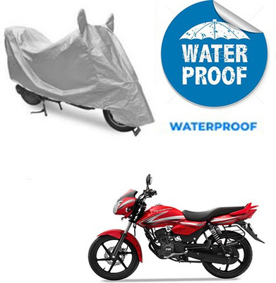 RPSENTTERPR Waterproof Two Wheeler Cover for TVS(Pheonix, Silver)