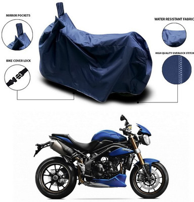 SEBONGO Waterproof Two Wheeler Cover for Triumph(Blue)