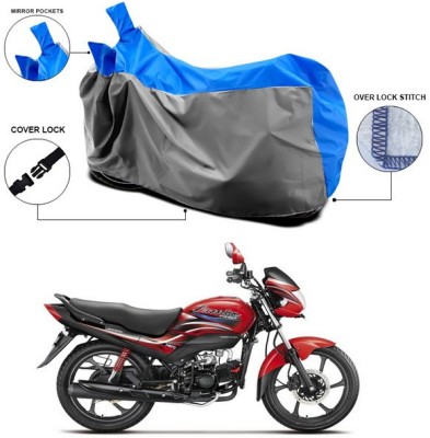 ANTHUB Waterproof Two Wheeler Cover for Hero(Passion Pro i3S, Blue)