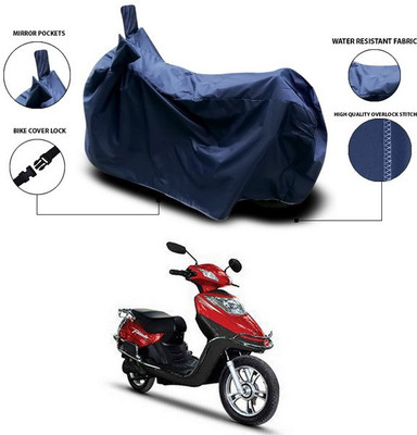 SEBONGO Waterproof Two Wheeler Cover for Hero(Electric Flash, Blue)