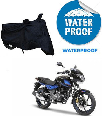 RPSENTTERPR Waterproof Two Wheeler Cover for Bajaj(Pulsar 150 DTS-i, Black)