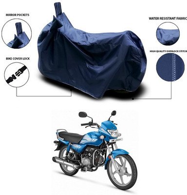 ANTHUB Waterproof Two Wheeler Cover for Hero(HF Deluxe, Blue)