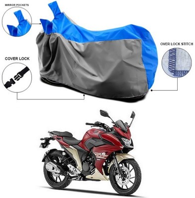 SEBONGO Waterproof Two Wheeler Cover for Yamaha(Fazer, Blue)