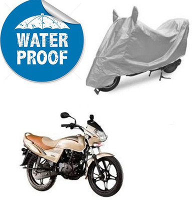 saanvi Waterproof Two Wheeler Cover for LML(Freedom, Silver)