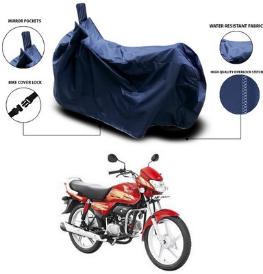 SEBONGO Two Wheeler Cover for Hero(HF Deluxe, Blue)