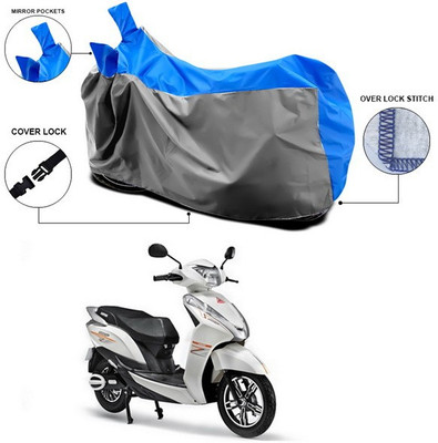 ANTHUB Waterproof Two Wheeler Cover for Ampere(Magnus, Blue)