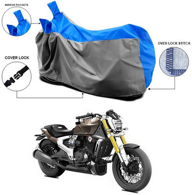 SEBONGO Waterproof Two Wheeler Cover for TVS(Blue)