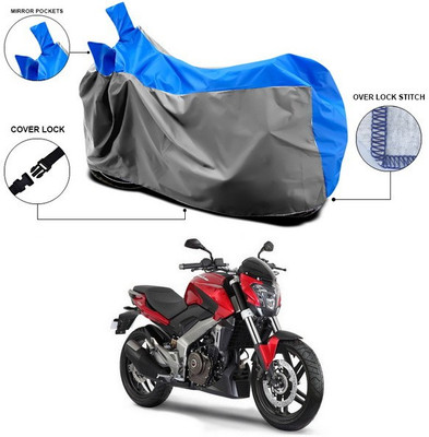 SEBONGO Waterproof Two Wheeler Cover for Bajaj(Pulsar, Blue)