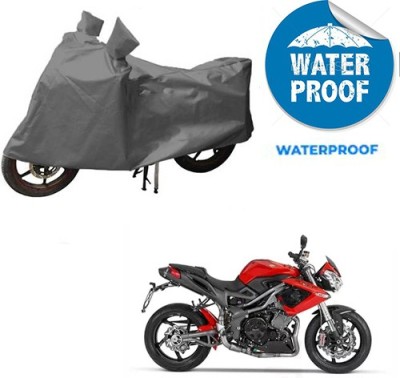 RPSENTTERPR Waterproof Two Wheeler Cover for DSK Benelli(TNT R, Grey)