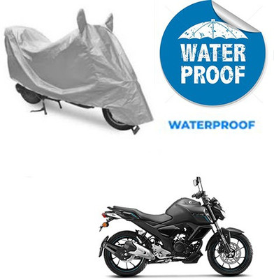 RPSENTTERPR Waterproof Two Wheeler Cover for Yamaha(FZ, Silver)