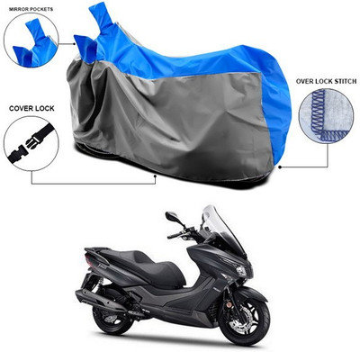 ANTHUB Waterproof Two Wheeler Cover for 22Motors(Blue, Grey)