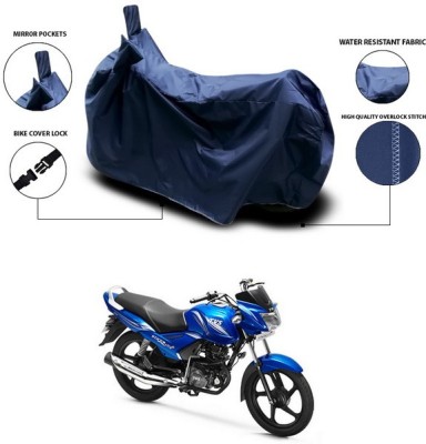 SEBONGO Waterproof Two Wheeler Cover for TVS(Star City, Blue)