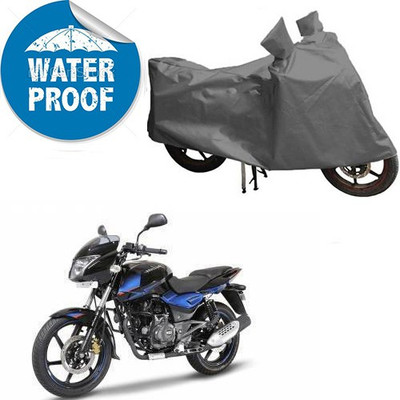 RPSENTTERPR Waterproof Two Wheeler Cover for Bajaj(Pulsar 150 DTS-i, Grey)