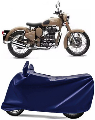 PVSTAR Two Wheeler Cover for Royal Enfield(Bullet 500, Blue)