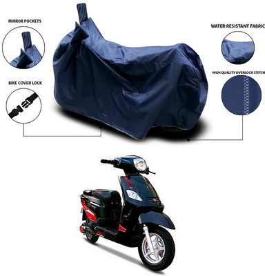 SEBONGO Waterproof Two Wheeler Cover for Hero(Electric NYX, Blue)