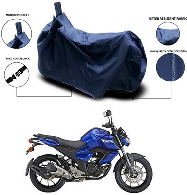 SEBONGO Waterproof Two Wheeler Cover for Yamaha(FZ S V3.0 FI, Blue)