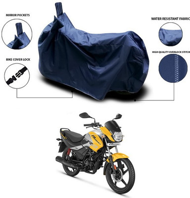 ANTHUB Waterproof Two Wheeler Cover for Hero(Passion Pro, Blue)
