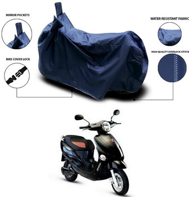 SEBONGO Waterproof Two Wheeler Cover for Hero(Electric Photon, Blue)