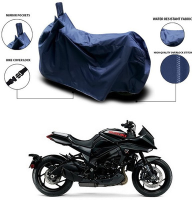 ANTHUB Waterproof Two Wheeler Cover for Suzuki(Blue)