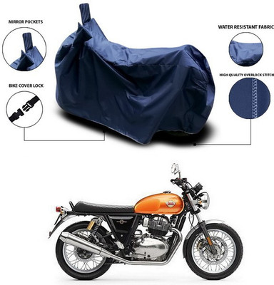 ANTHUB Waterproof Two Wheeler Cover for Royal Enfield(Interceptor 650, Blue)