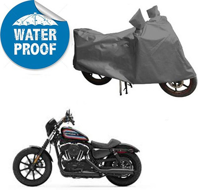 RPSENTTERPR Waterproof Two Wheeler Cover for Harley Davidson(XL 1200, Grey)
