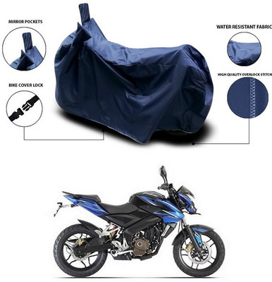 SEBONGO Two Wheeler Cover for Bajaj(Pulsar 200 NS DTS-i, Blue)