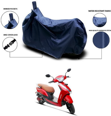 AUTOCAD Waterproof Two Wheeler Cover for Ampere(Magnus, Blue)