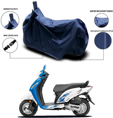 SEBONGO Two Wheeler Cover for Honda(Activa i, Blue)