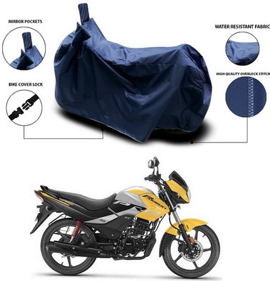 SEBONGO Waterproof Two Wheeler Cover for Hero(Passion Pro i3S, Blue)