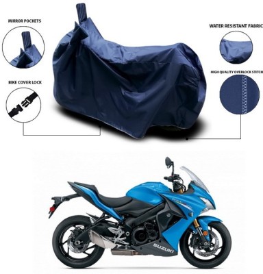 ANTHUB Waterproof Two Wheeler Cover for Suzuki(GSX S1000, Blue)