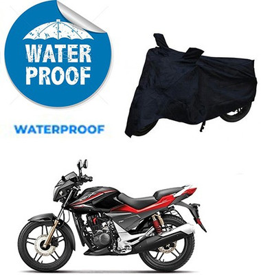 RPSENTTERPR Waterproof Two Wheeler Cover for Hero(CBZ Extreme, Black)