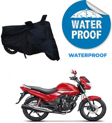 RPSENTTERPR Waterproof Two Wheeler Cover for Hero(Achiever, Black)
