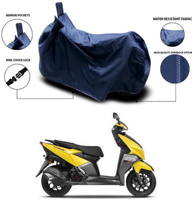 ANTHUB Waterproof Two Wheeler Cover for TVS(Ntorq 125, Blue)