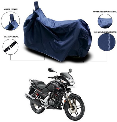 SEBONGO Waterproof Two Wheeler Cover for Hero(CBZ, Blue)