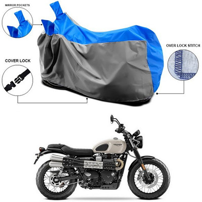 SEBONGO Waterproof Two Wheeler Cover for Triumph(Blue)