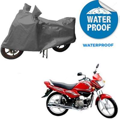 saanvi Waterproof Two Wheeler Cover for Hero(Splendor NXG, Grey)