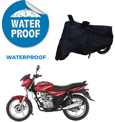 RPSENTTERPR Waterproof Two Wheeler Cover for Bajaj(Discover 125 DTS-i, Black)