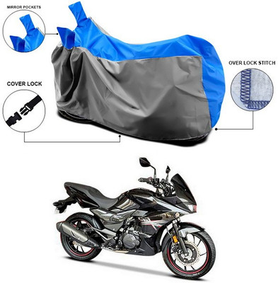 SEBONGO Waterproof Two Wheeler Cover for Hero(Xtreme 200S, Blue)