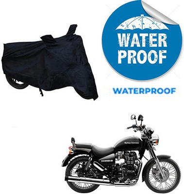 RPSENTTERPR Waterproof Two Wheeler Cover for Royal Enfield(Thunderbird 500, Black)