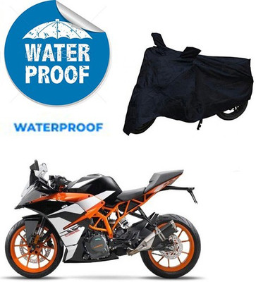 RPSENTTERPR Waterproof Two Wheeler Cover for KTM(RD 350, Black)