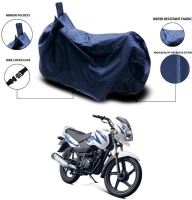 SEBONGO Waterproof Two Wheeler Cover for TVS(Sport, Blue)