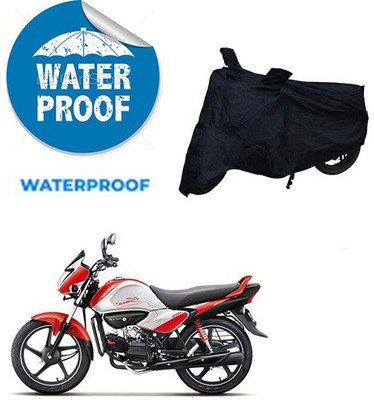 RPSENTTERPR Waterproof Two Wheeler Cover for Hero(Splendor I Smart, Black)