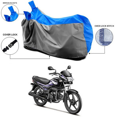 SEBONGO Waterproof Two Wheeler Cover for Hero(Super Splendor, Blue)