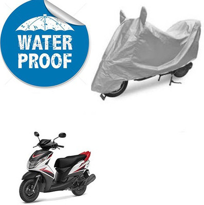 RPSENTTERPR Waterproof Two Wheeler Cover for Yamaha(Ray Z, Silver)