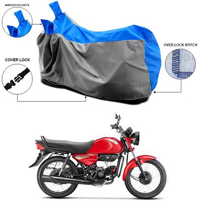 ANTHUB Waterproof Two Wheeler Cover for Hero(HF Dawn, Blue, Grey)