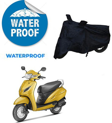 RPSENTTERPR Waterproof Two Wheeler Cover for Honda(Activa 5G, Black)