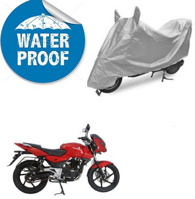 RPSENTTERPR Waterproof Two Wheeler Cover for Bajaj(Pulsar 200 NS DTS-i, Silver)